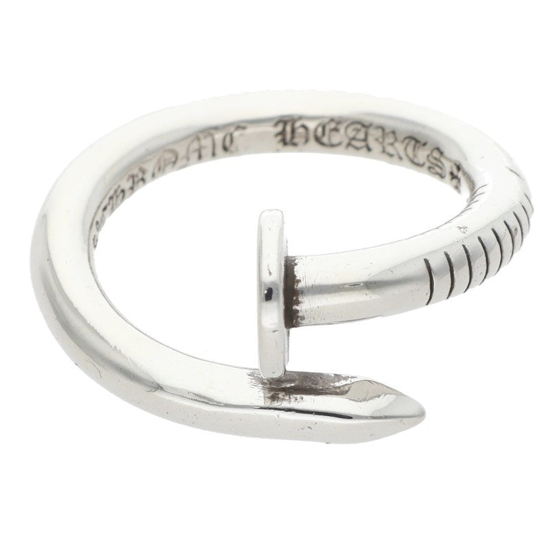 Chrome Hearts NAIL FLAT 925 Silver Ring Size US 6.5