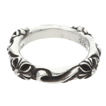 Chrome Hearts SBT BAND 925 Silver Ring Size ONE SIZE