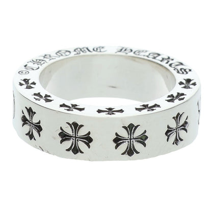 Chrome Hearts 6mm SPACER FOREVER Silver Ring Size US 4.5