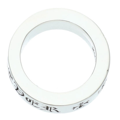 Chrome Hearts 6mm SPACER FOREVER Silver Ring Size US 4.5