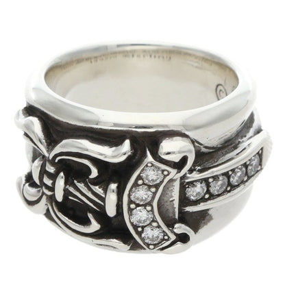Chrome Hearts DAGGER P DMND A Silver Ring Size ONE SIZE