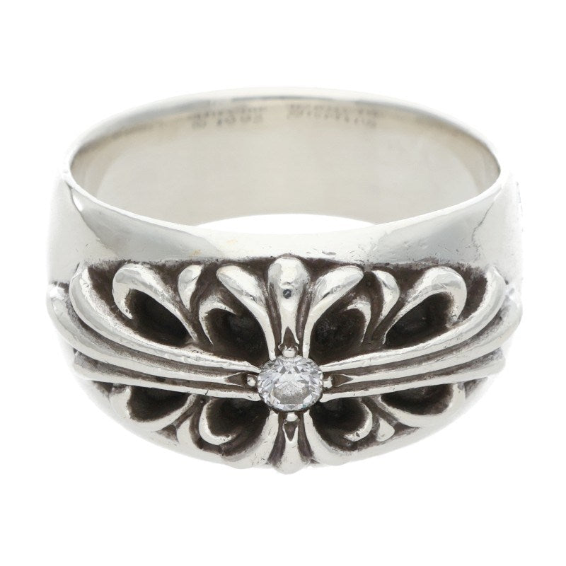 Chrome Hearts Floral Cross 1-Diamond Silver Size ONE SIZE