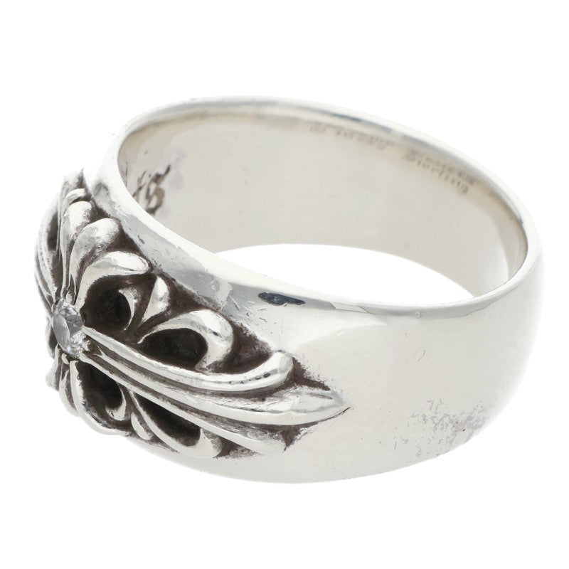 Chrome Hearts Floral Cross 1-Diamond Silver Size ONE SIZE