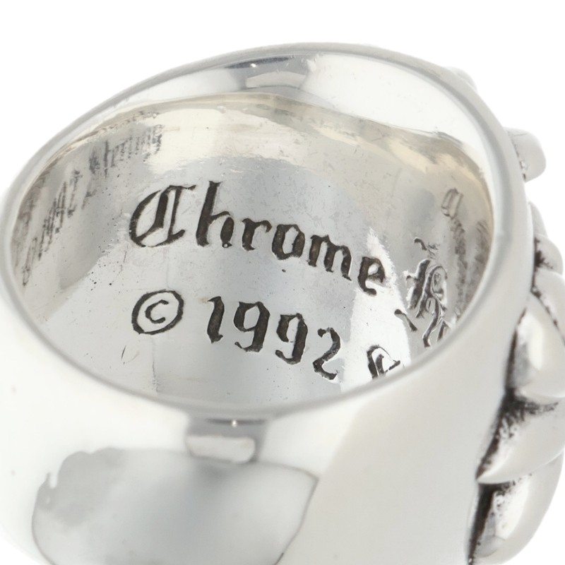 Chrome Hearts Keeper Silver Ring Size US 7
