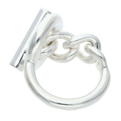 HERMES Croisette .925 Silver Ring Size ONE SIZE