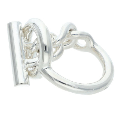 HERMES Croisette .925 Silver Ring Size ONE SIZE