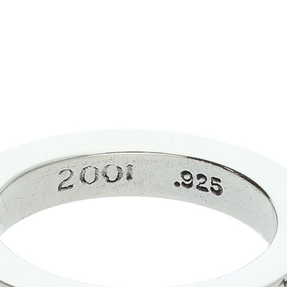 Chrome Hearts 3mm Spacer FUCKYOU Silver Ring Size ONE SIZE