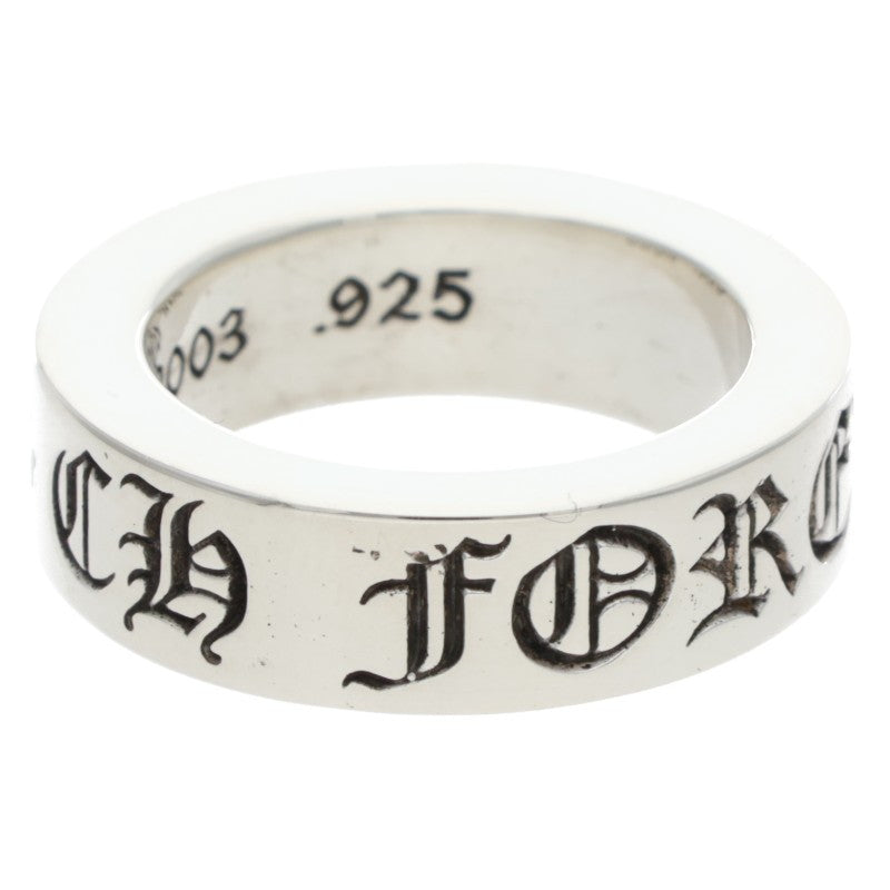 Chrome Hearts 6mm Spacer FOREVER Silver Ring Size ONE SIZE