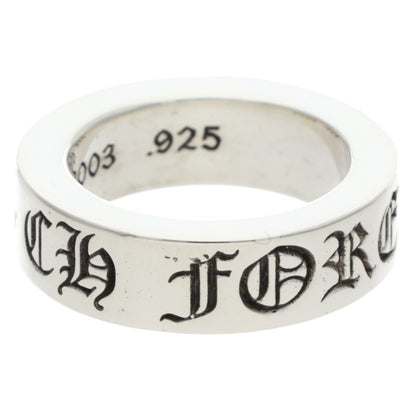 Chrome Hearts 6mm Spacer FOREVER Silver Ring Size ONE SIZE