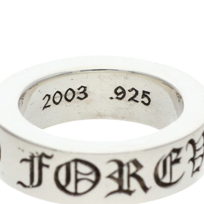 Chrome Hearts 6mm Spacer FOREVER Silver Ring Size ONE SIZE