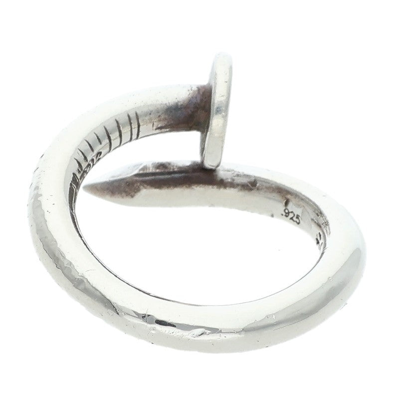 Chrome Hearts Nail Flat Silver Ring Size US 4.5