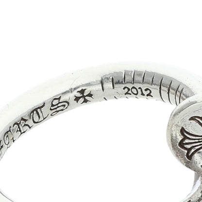 Chrome Hearts Nail Flat Silver Ring Size US 4.5