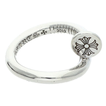 Chrome Hearts Nail Flat Silver Ring Size US 4.5