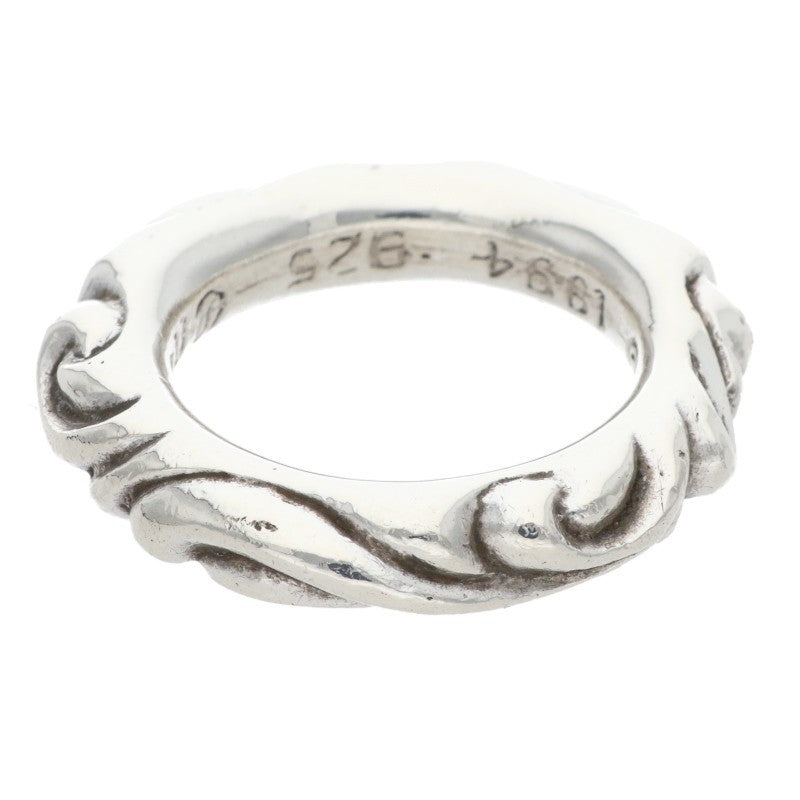 Chrome Hearts SCRL BAND Ring Silver (Silver 8.89g)