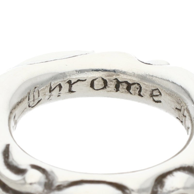Chrome Hearts SCRL BAND Ring Silver (Silver 8.89g)