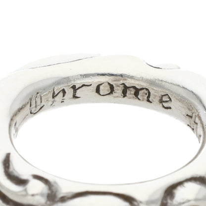 Chrome Hearts SCRL BAND Ring Silver (Silver 8.89g)