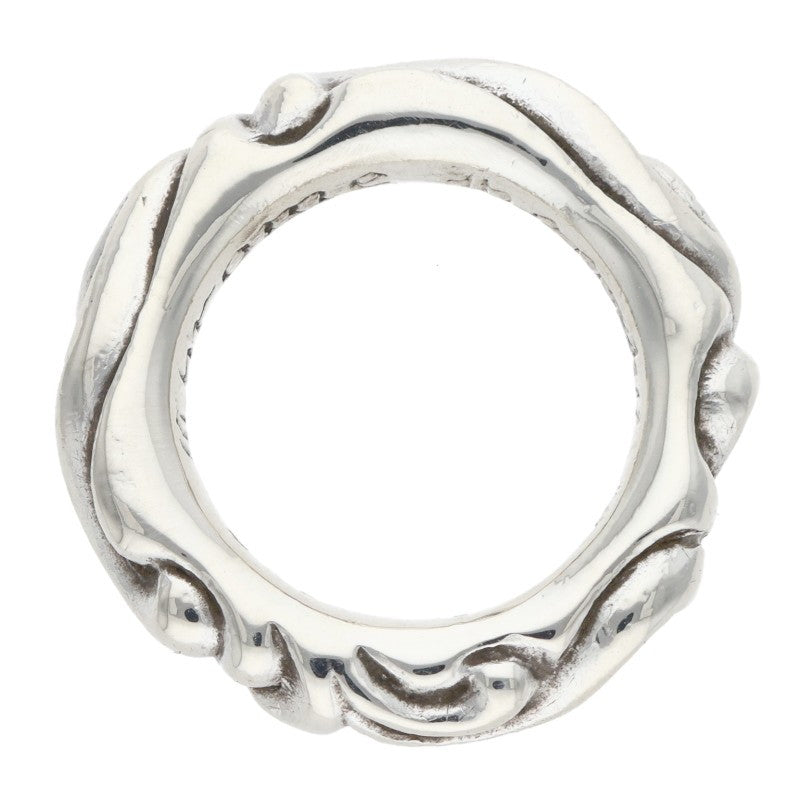 Chrome Hearts SCRL BAND Ring Silver (Silver 8.89g)