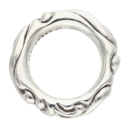 Chrome Hearts SCRL BAND Ring Silver (Silver 8.89g)