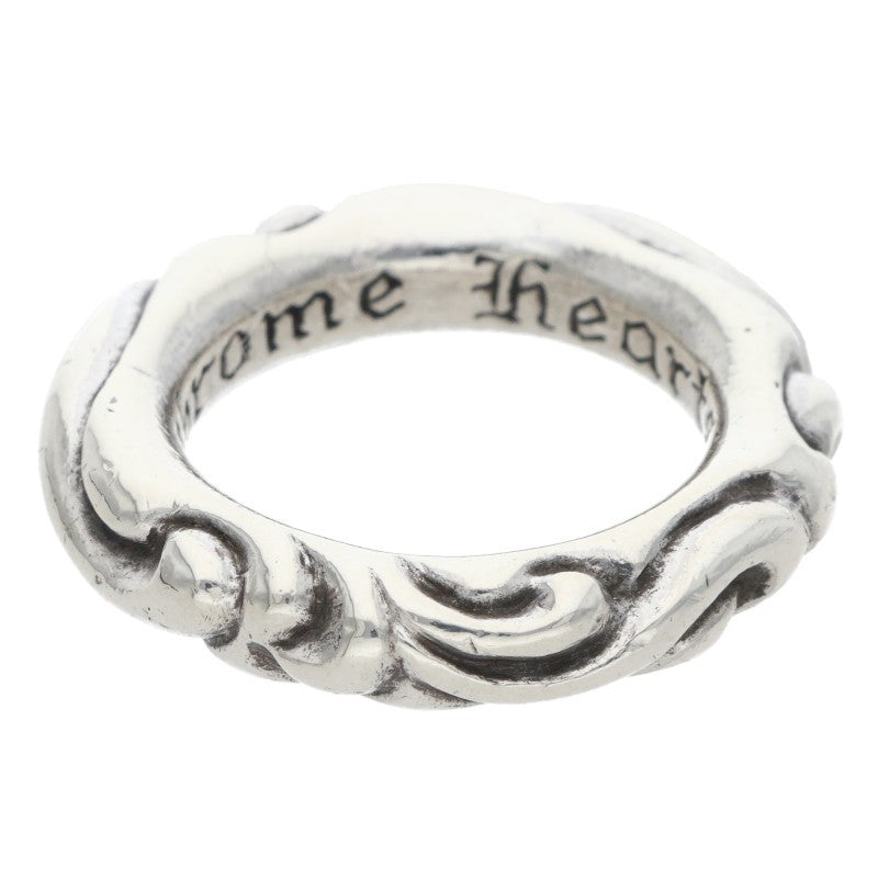 Chrome Hearts SCRL BAND Ring Silver (Silver 9.54g)