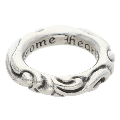 Chrome Hearts SCRL BAND Ring Silver (Silver 9.54g)