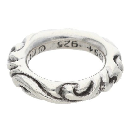 Chrome Hearts SCRL BAND Ring Silver (Silver 9.54g)