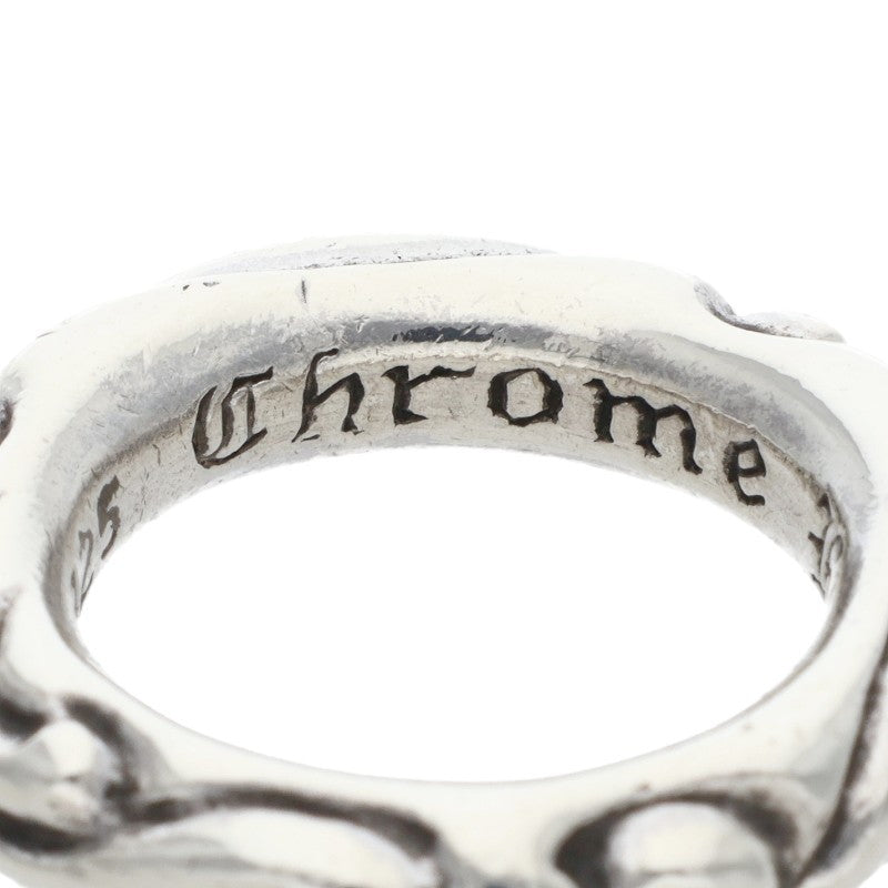 Chrome Hearts SCRL BAND Ring Silver (Silver 9.54g)