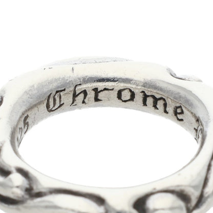 Chrome Hearts SCRL BAND Ring Silver (Silver 9.54g)