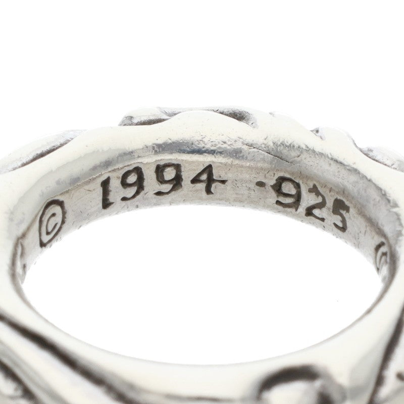 Chrome Hearts SCRL BAND Ring Silver (Silver 9.54g)