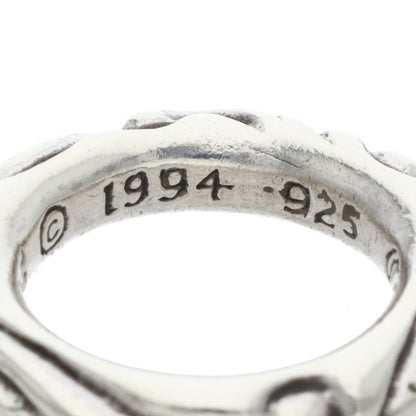 Chrome Hearts SCRL BAND Ring Silver (Silver 9.54g)