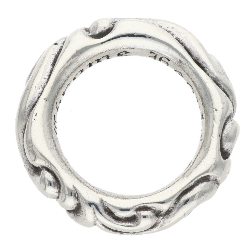 Chrome Hearts SCRL BAND Ring Silver (Silver 9.54g)