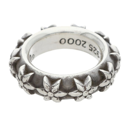 Chrome Hearts Star Band Silver Ring Size US 4