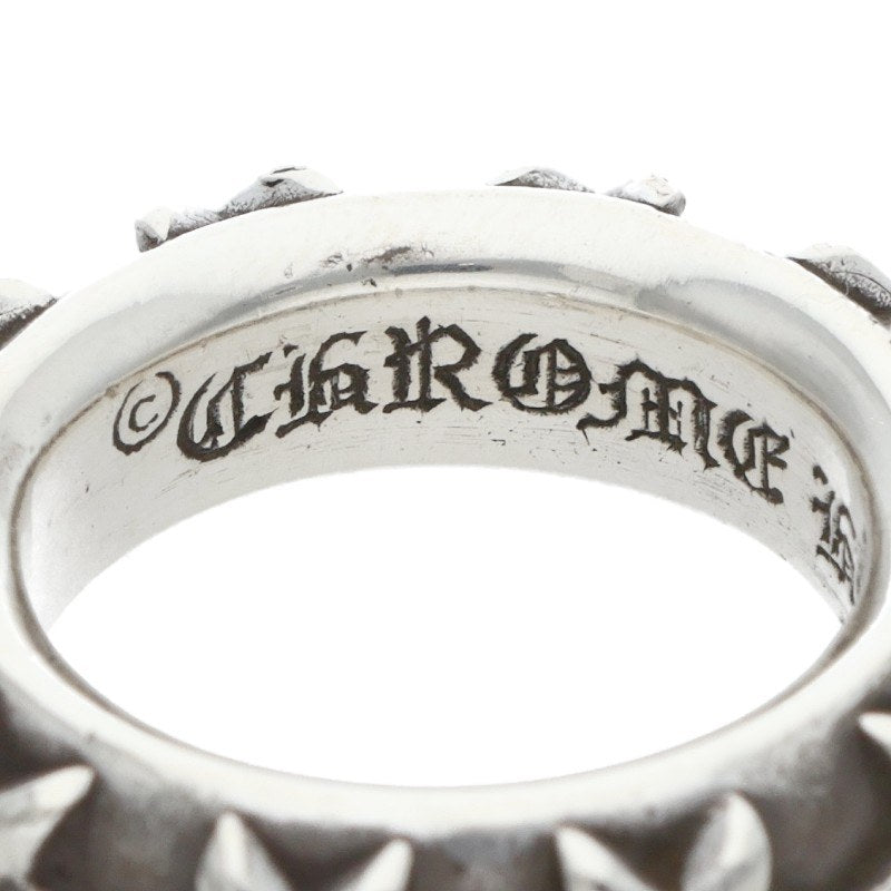 Chrome Hearts Star Band Silver Ring Size US 4