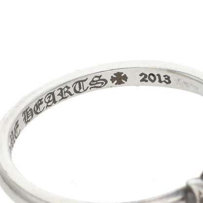 Chrome Hearts BUBBLEGUM 3STAR Silver Ring Size US 5