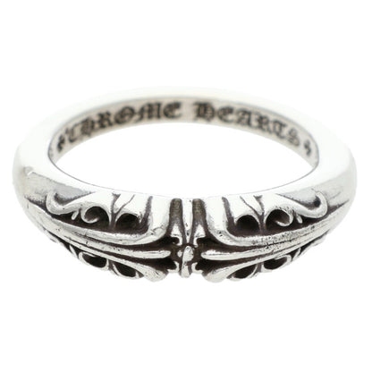 Chrome Hearts BABY CLSC K&T Silver Ring Size US 5