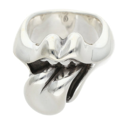 Chrome Hearts LIP TONGUE-MD Silver Ring Size US 8.5