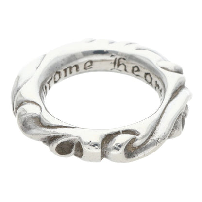 Chrome Hearts SCRL BAND Ring Silver (Silver 7.6g)