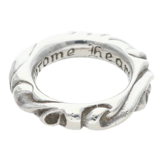 Chrome Hearts SCRL BAND Ring Silver (Silver 7.6g)