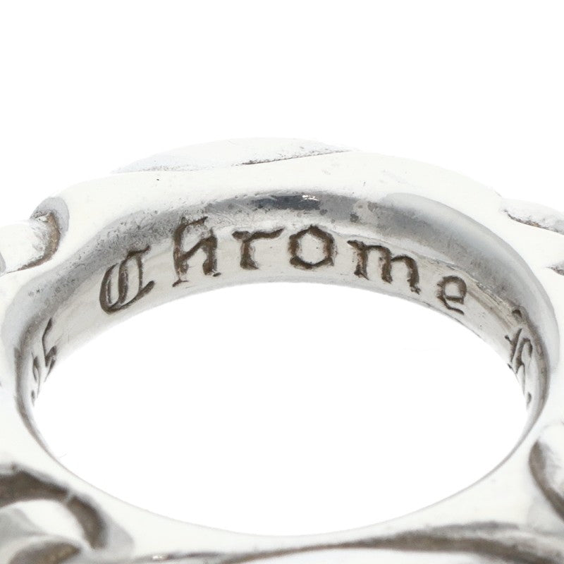 Chrome Hearts SCRL BAND Ring Silver (Silver 7.6g)