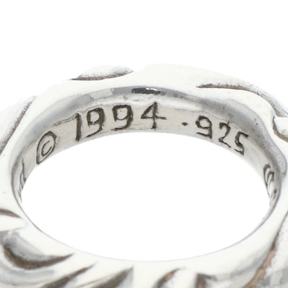 Chrome Hearts SCRL BAND Ring Silver (Silver 7.6g)