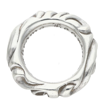 Chrome Hearts SCRL BAND Ring Silver (Silver 7.6g)