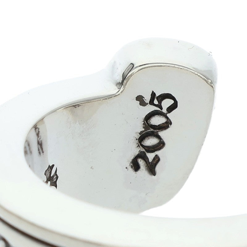 Chrome Hearts LG SCROLL LABEL Silver Ring Size US 4.5