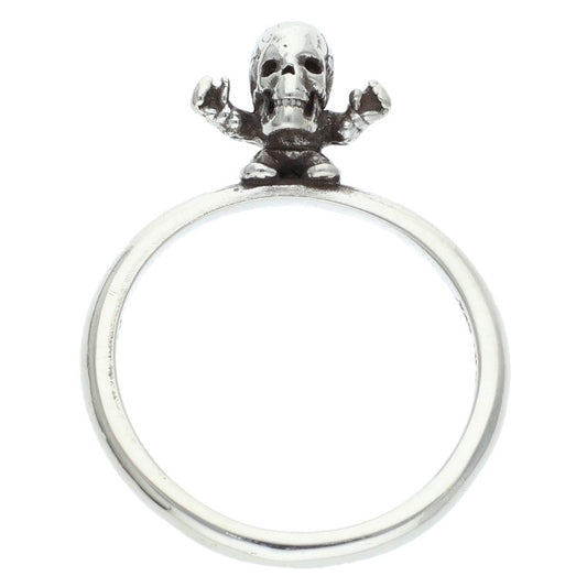 Chrome Hearts BUBBLGM FOTI Ring Silver Size US 4.5 (Silver 2.02g)