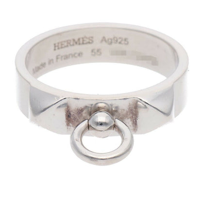 HERMES Collier de Chien PM .925 Silver Ring Size ONE SIZE