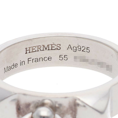 HERMES Collier de Chien PM .925 Silver Ring Size ONE SIZE