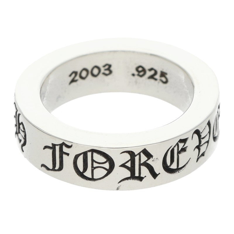 Chrome Hearts 6mm SPACER FOREVER Silver Ring Size ONE SIZE