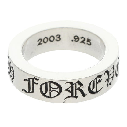 Chrome Hearts 6mm SPACER FOREVER Silver Ring Size ONE SIZE