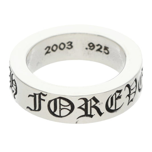 Chrome Hearts 6mm SPACER FOREVER Silver Ring Size ONE SIZE