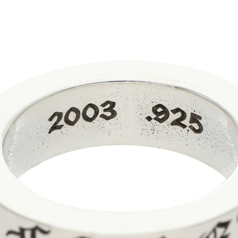 Chrome Hearts 6mm SPACER FOREVER Silver Ring Size ONE SIZE