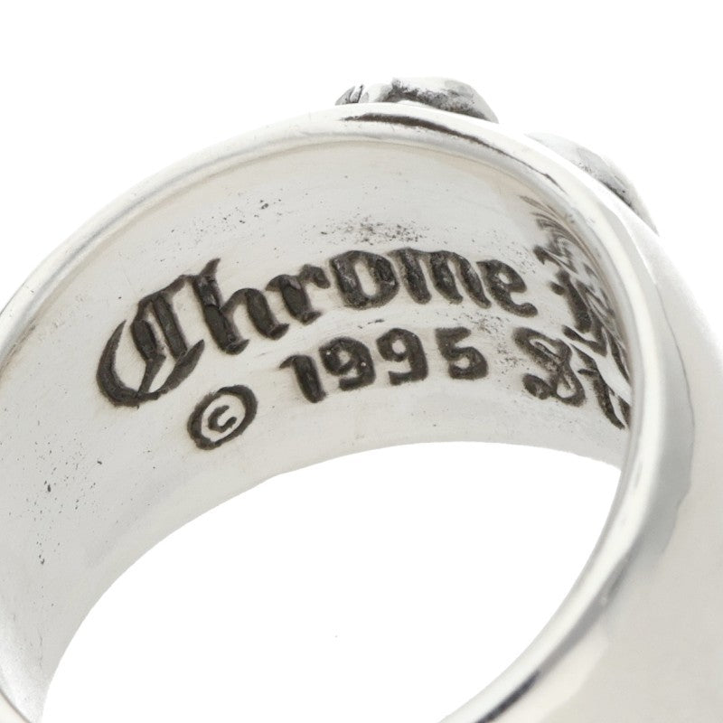Chrome Hearts HEART IN BAND Silver Ring Size US 8