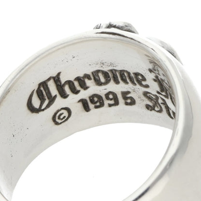 Chrome Hearts HEART IN BAND Silver Ring Size US 8